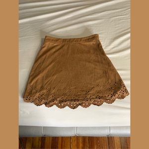 Forever 21 Khaki/Camel Colored Skirt